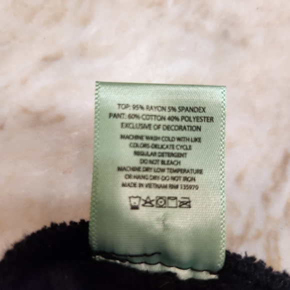 Women's Honeydew Embroidered Lightning Bolt Sweapants Size Large - Picture 5 of 6